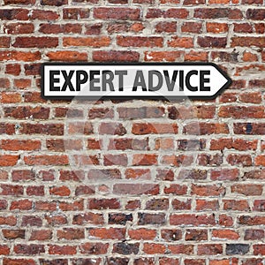 Expert Advice Sign