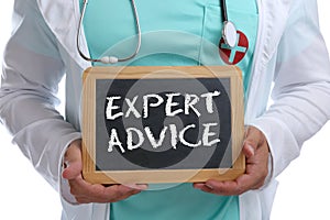 Expert advice young doctor medicine disease ill illness