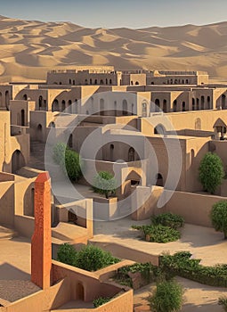 Haciqabul, Hac?qabul, Azerbaijan. Generative AI. photo