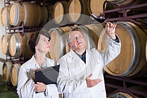 Expert and maker estimate wine