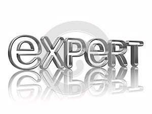 Expert silver letters