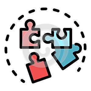 Expertise resourcefulness icon color outline vector photo