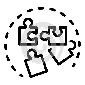Expertise resourcefulness icon, outline style photo