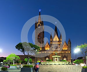 Expiatorio gotic churc in Guadalajara Jalisco Mexico photo