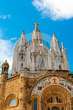 Expiatory Church of the Sacred Heart of Jesus on summit of Moun