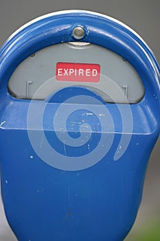 Expired Street Parking Meter