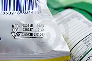 Expiry date printed on product pack