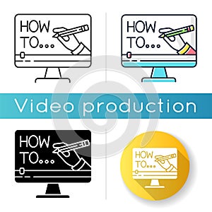 Explainer video icon