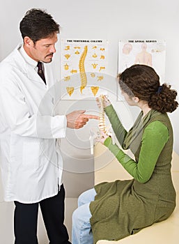 Explaining Chiropractic Treatment photo