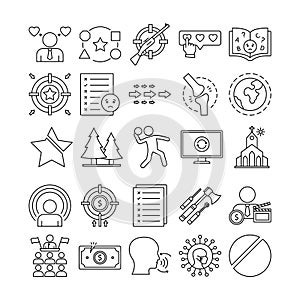 Explanatory Vector icons Set, Every single icon can be easily modify or edit