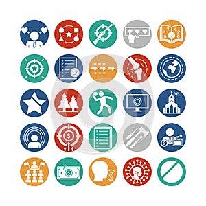 Explanatory Vector icons Set, Every single icon can be easily modify or edit
