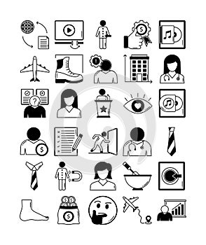 Explanatory Vector icons Set, Every single icon can be easily modify or edit photo