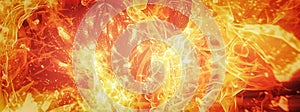Exploding and burning fire flames abstract background