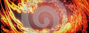 Exploding and burning fire flames abstract background