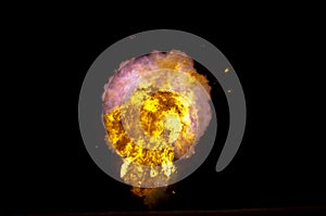 Exploding fireball