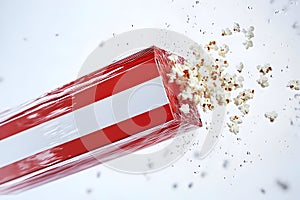 Exploding Popcorn Box: A Dynamic Food Image