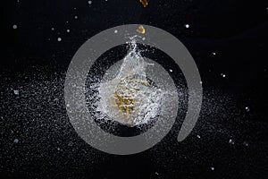 Exploding water balloon