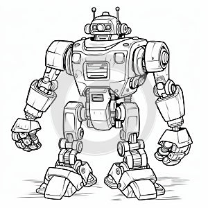 Exploration Robot Coloring Page - Free Printable Robot Coloring Pages photo