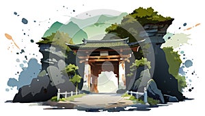 Explore Akiyoshido Cave, a magnificent limestone cave renowned for its stunning scale and intricate formations, a subterranean photo