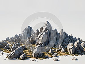 Stunning Abstract Rock Formations Panorama A GroundBased Illustration Collection for Creative Design Inspiration
