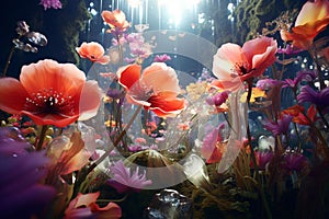 Explore the concept of a floralthemed augmented