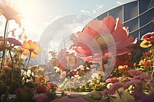 Explore the concept of a floralthemed community
