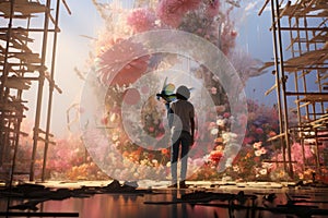 Explore the concept of a floralthemed community