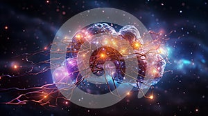 Cosmic Mind: A Captivating Journey into Neural Networks photo