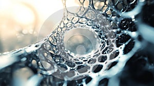 Dense Interconnected Network of Carbon Nanotubes in High Detail