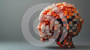 Explore Digital Mind with Abstract Concept and Artificial Intelligence Theme