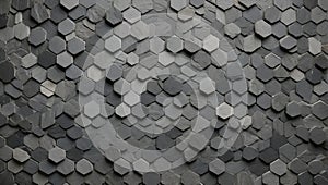 Slate Gray Precision Elegance. AI Generate