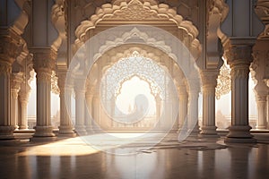 Explore the role of Islamic art in conveying. Generative ai