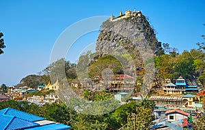 Explore shrines of Popa, Myanmar