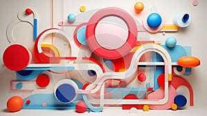 Explore a sleek geometric interstellar design with flat texture and abstract patterns, using spaceinspired shapes for a modern