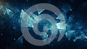 Explore a sleek geometric interstellar design with flat texture and abstract patterns, using spaceinspired shapes for a modern