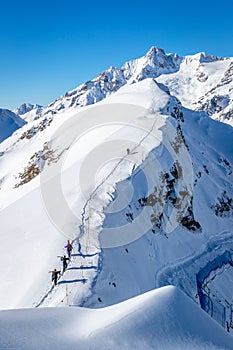 Explore the unexplored on the way to Mont Blanc from Courmayeur in Italy photo