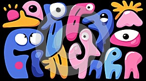 Explore a vibrant miltucolor pattern, reflecting the bold creativity and unique style inspired by thcentury art movements