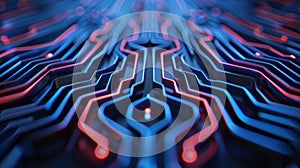 Explore the world of AI with stunning 3D graphics that clarify decision trees and logic paths for better understanding photo