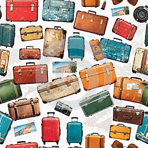 Explore the World Through Worn Textures WanderlustInspired Grunge Backgrounds for Design Projects