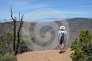 Explorer in the black canyon of the gunnison national park
