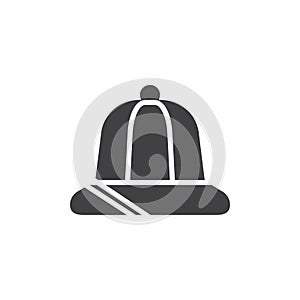 Explorer hat icon vector