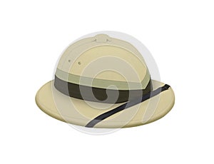 Explorer hat for tropical destination.
