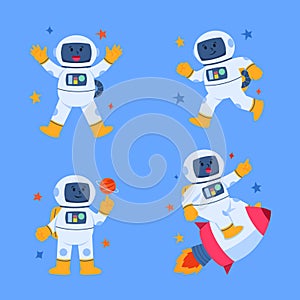 Explorer Spaceman Character Set