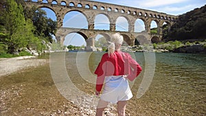 Exploring ancient wonders: Pont du Gard aqueduct