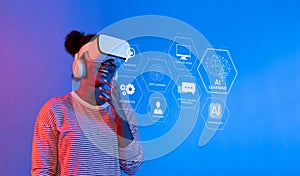 Exploring Assistive Technologies in Artificial Intelligence with Virtual Reality and Natural Language Processing