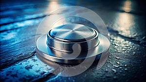 Exploring the Concept of Silence A Conceptual Photography of a Muted Button photo