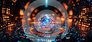 Exploring the concepts of quantum computing including qubits and entanglement. Generative AI