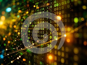 Exploring the Digital Data Flow A Visual Journey Through Binary Code and Cyber Space