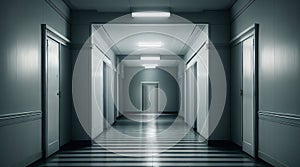 Exploring an Empty Hallway: A Glimpse into Silent Spaces.