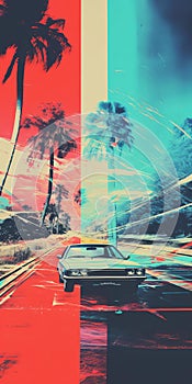 Exploring Environmental Art Through Riso And Glitch Techniques